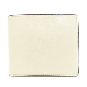 Valextra Simple Design Bifold Wallet (with Coin Purse) Leather Women's